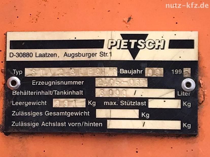 Pietsch Streuaufsatz m Laugenzusatz WINTERDIENST